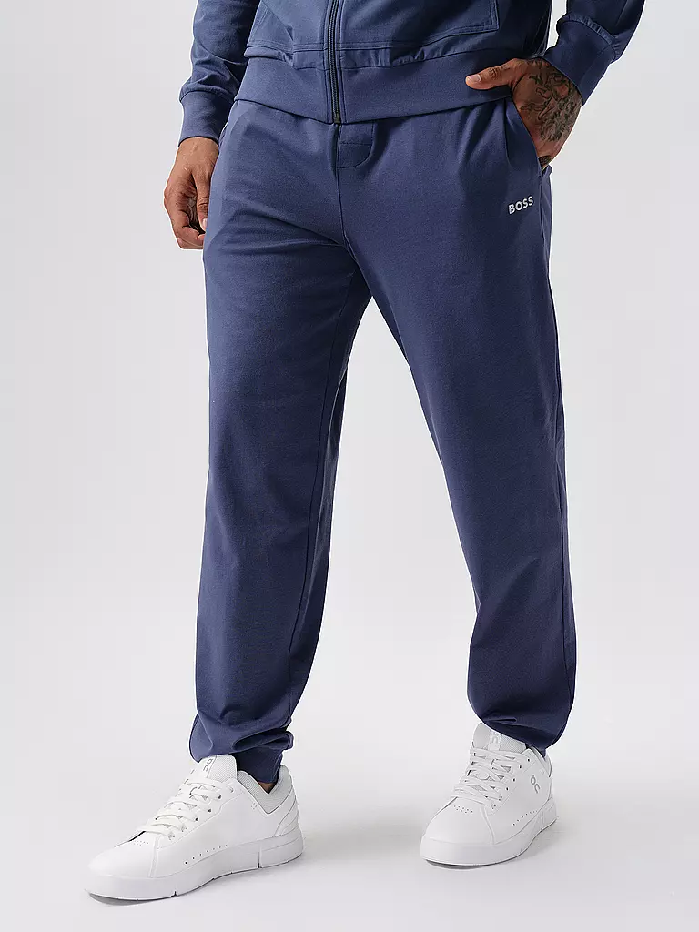 BOSS Pyjamahose blau