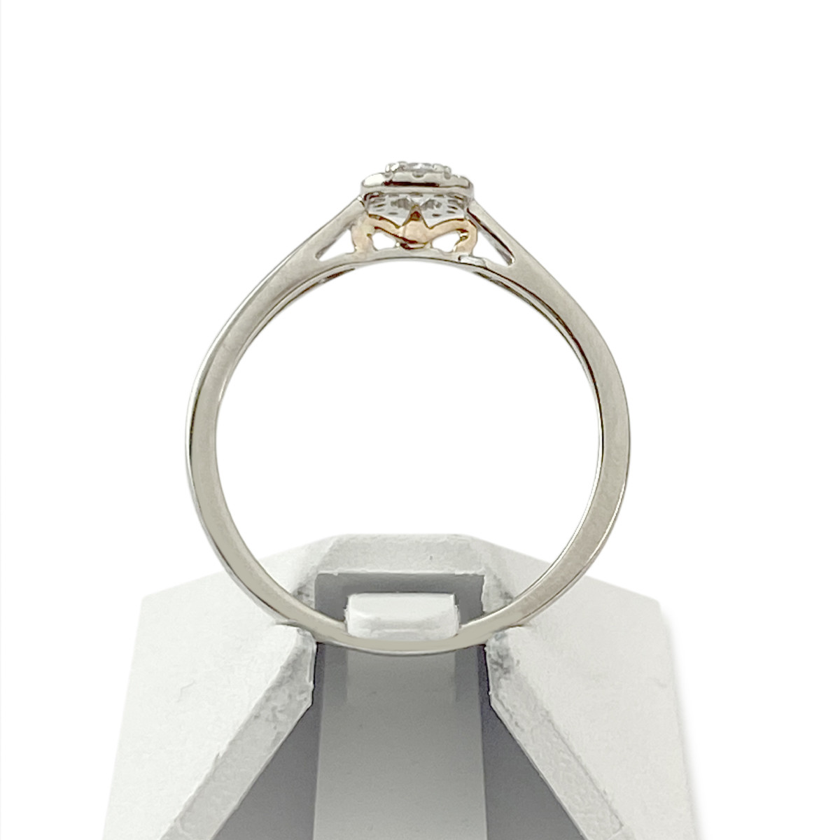 Bague d'occasion 2 ors 750 diamants