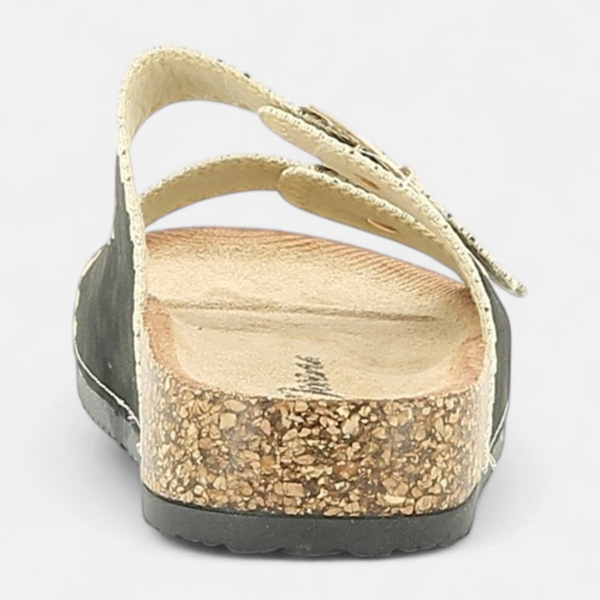 Mules semelle liège Femme noir