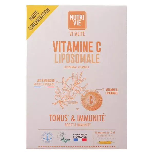 Nutrivie Vitamina C Lipossomal 20 ampolas