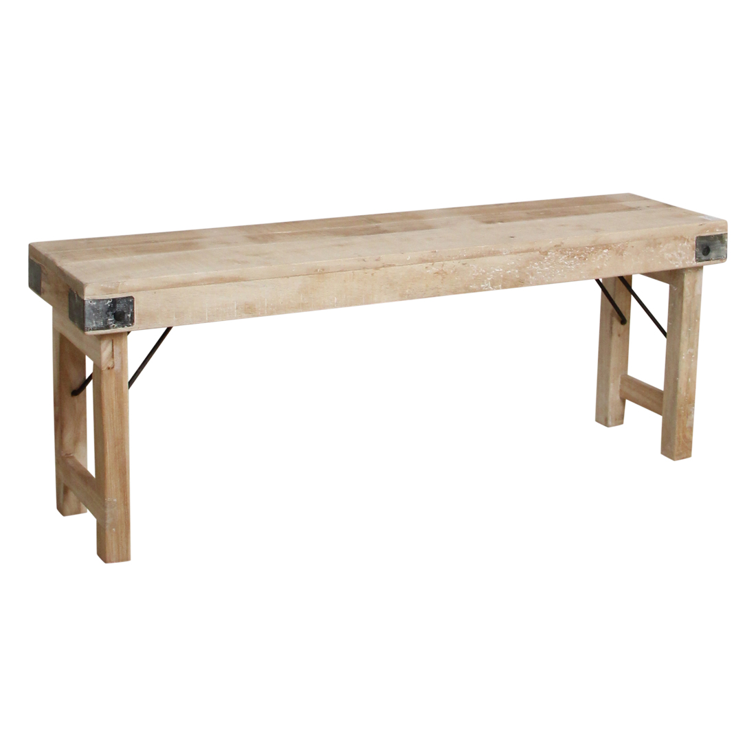 Raw Materials Amsterdam bankje Limewash - inklapbaar BEOW40 - 120cm