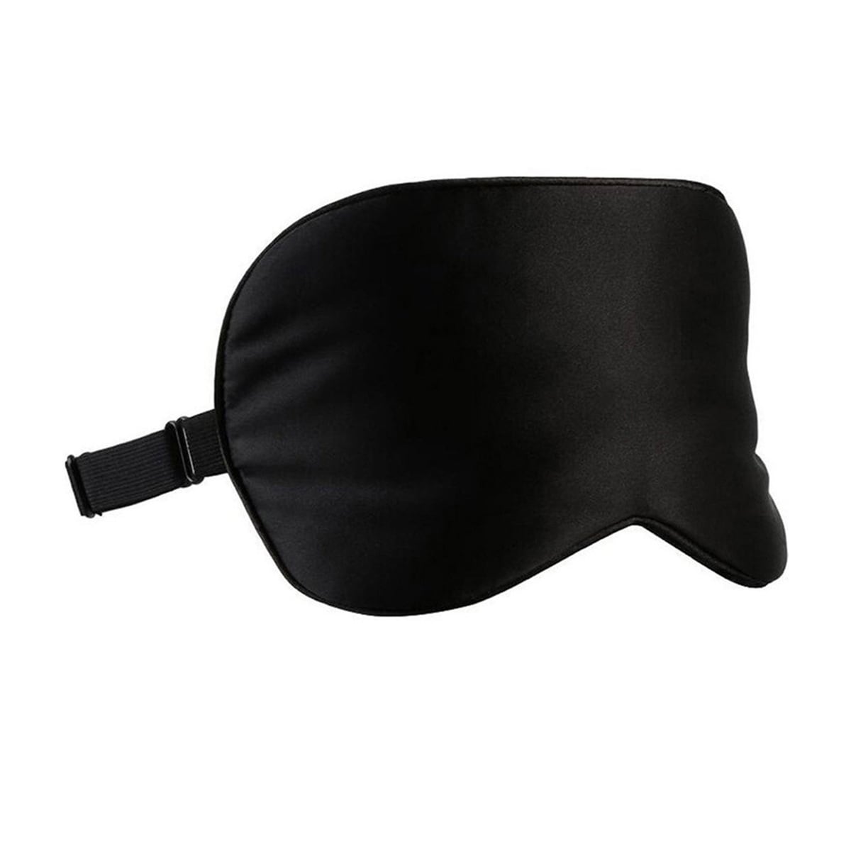 Sovemaske 100 % silke Sort