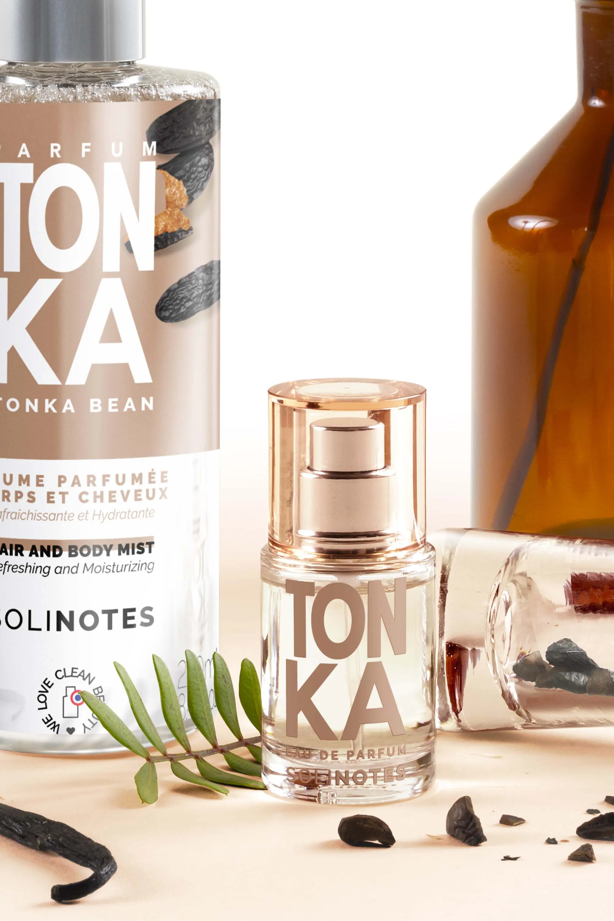 Solinotes Coffret trio de parfums Amande, Vanille & Tonka-45 ml