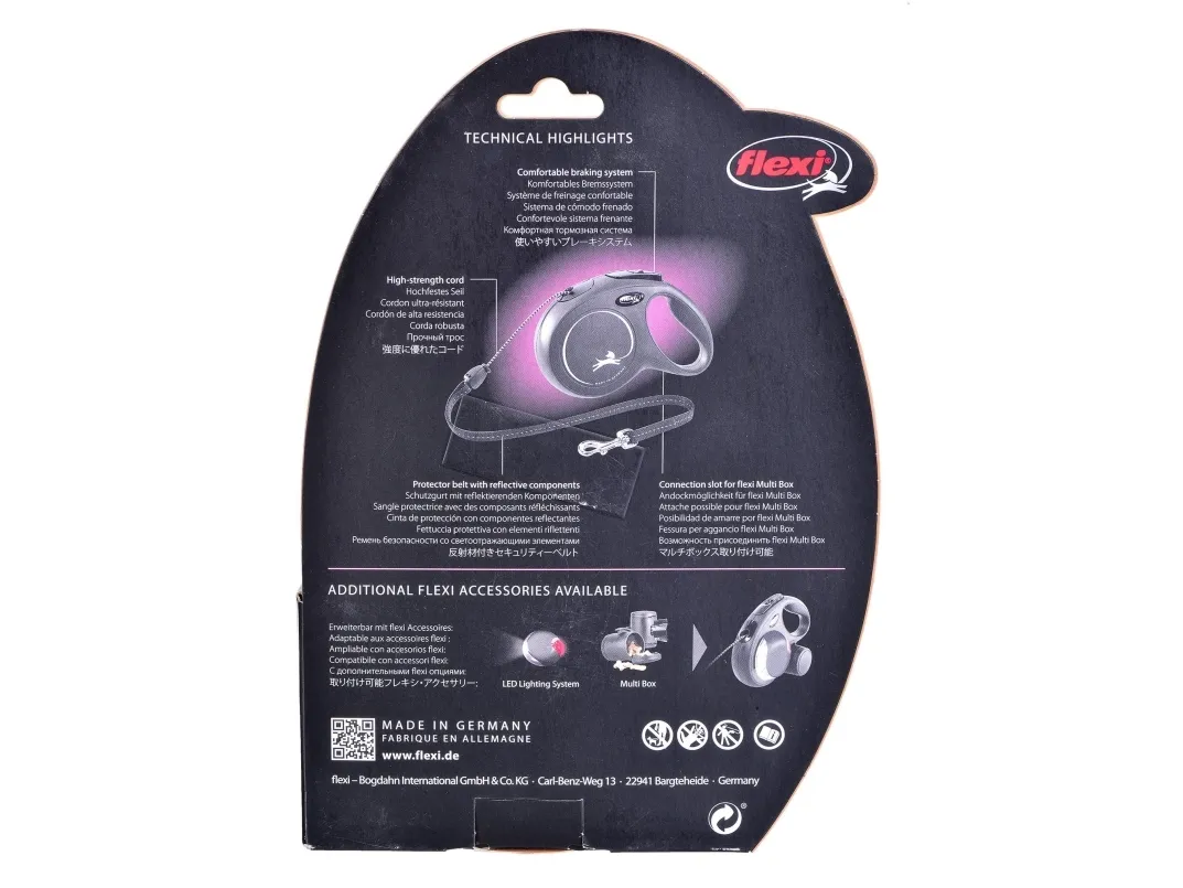 Flexi New Classic M 8 m Fleksibel hundesnor