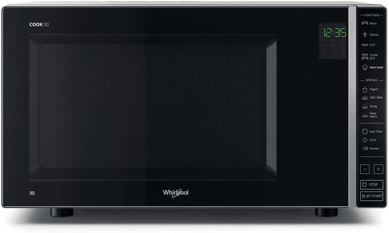 Whirlpool MWP 303 SB Four à micro-ondes, 30 litres, argent/noir