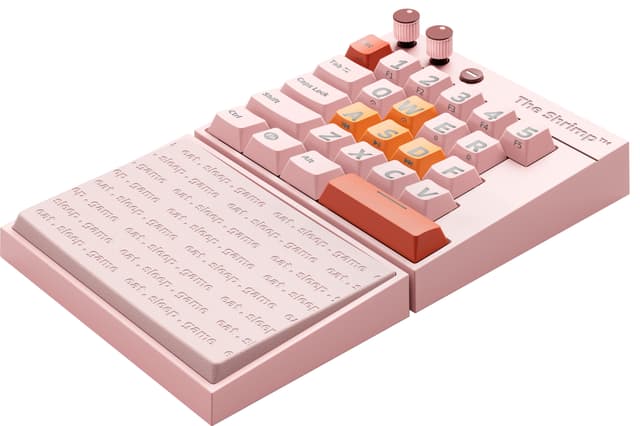 The Shrimp Model 1 mekanisk gaming tastatur (pinkey)