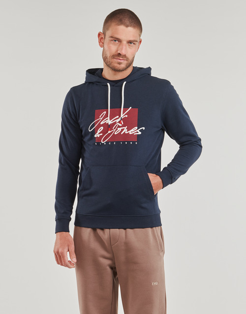 Jack & Jones - JJZURI SWEAT HOOD - Marine