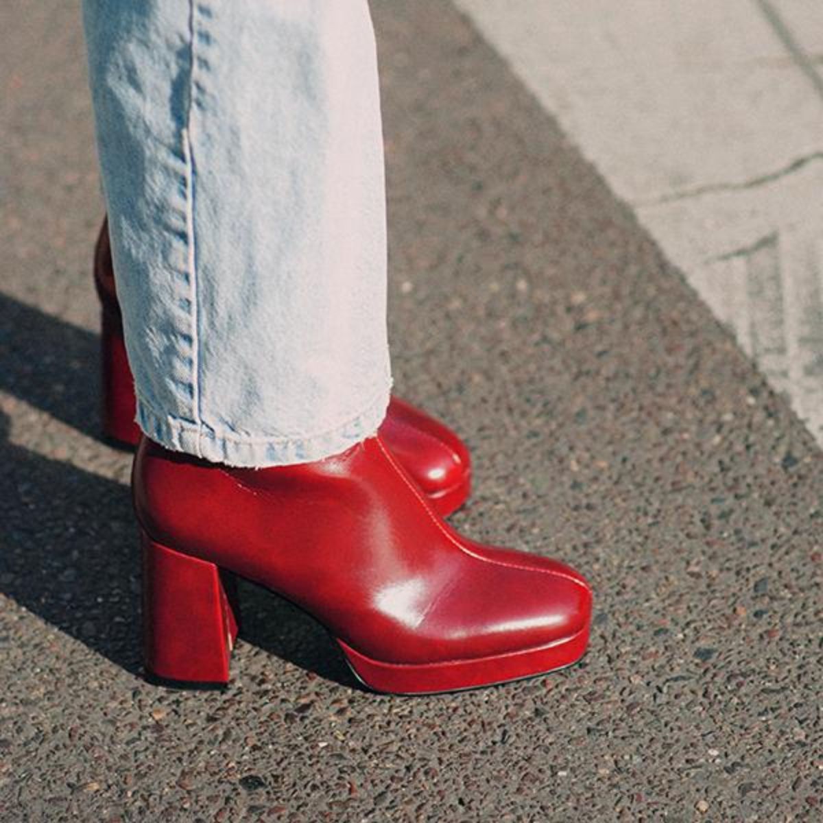 André - Bottines & Boots SONATA Rouge