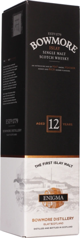BOWMORE 12 YEARS ENIGMA 1LTR