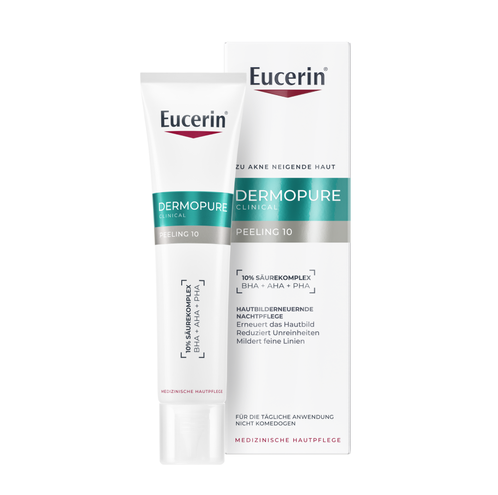EUCERIN Dermopure Clinical Peeling 10 Nachtpflege<br>40 ml, hautbilderneuernd