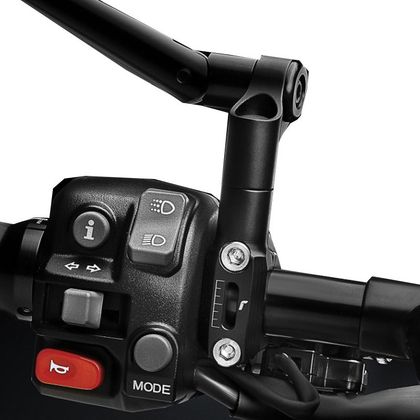 Support Rétroviseur Rizoma adaptateur rétroviseur pour guidon (22 m) - Noir