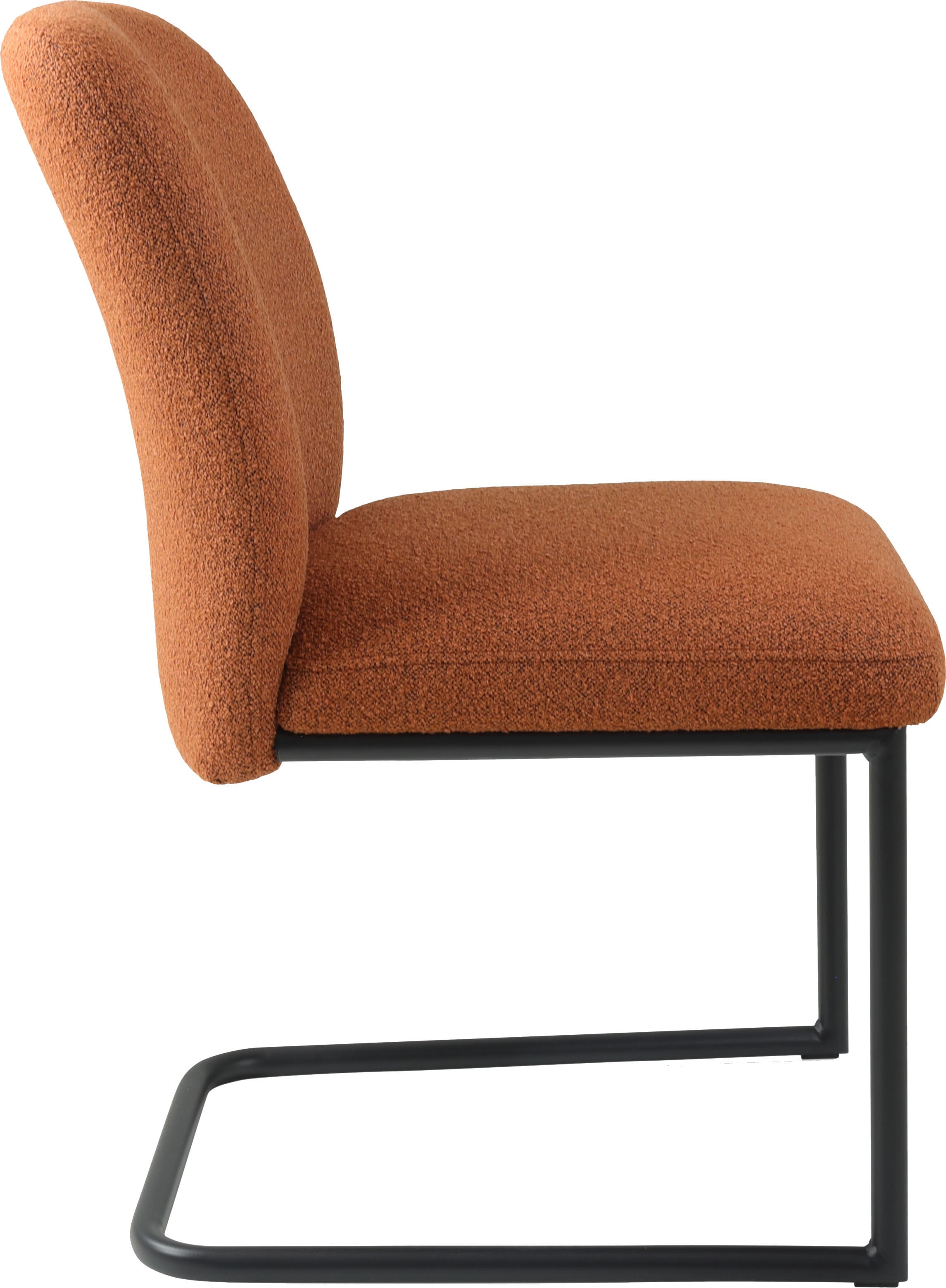 TOM TAILOR HOME Freischwinger »PEBBLE CHAIR« (Set) 2 Stk.Esszimmerstuhl, Freischwinger, 140 kg belastbar, Rundrohrgestell