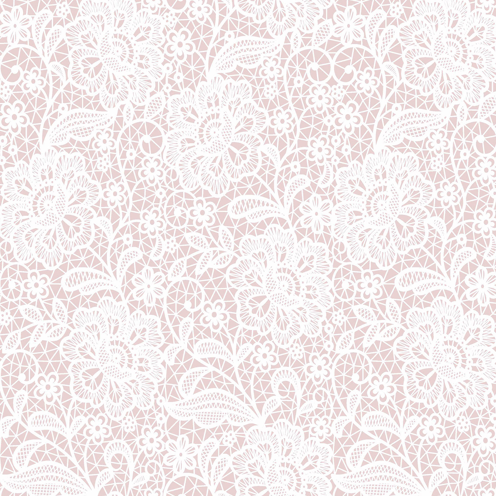 Stoff - rosa-weiß - Blumen - Meterware