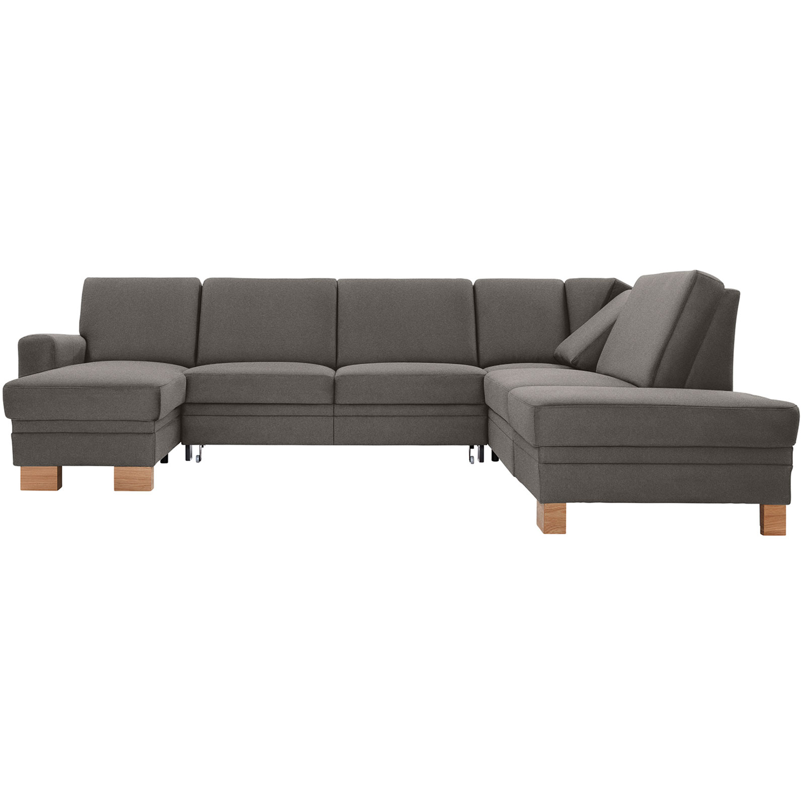 polsterpower Wohnlandschaft - Belle grey - Basismodell - links