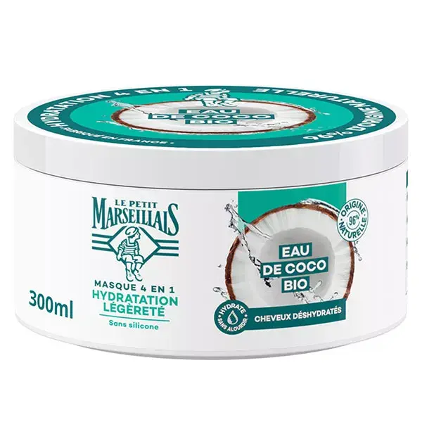 Le Petit Marseillais Máscara Hidratante Calêndula e Água de Coco Orgânica 300ml