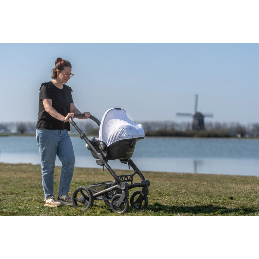 DOOKY Sonnenverdeck für Babyschalen Twinkle Stars