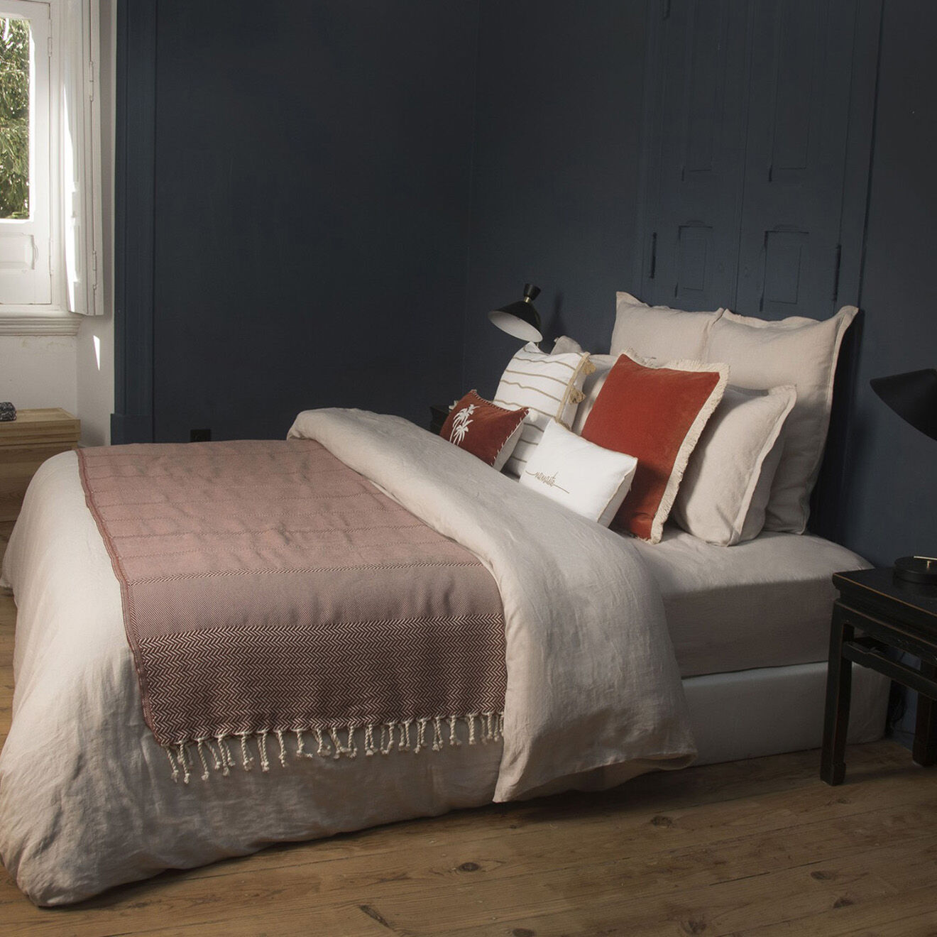 Febronie Plaid Oslo rouge