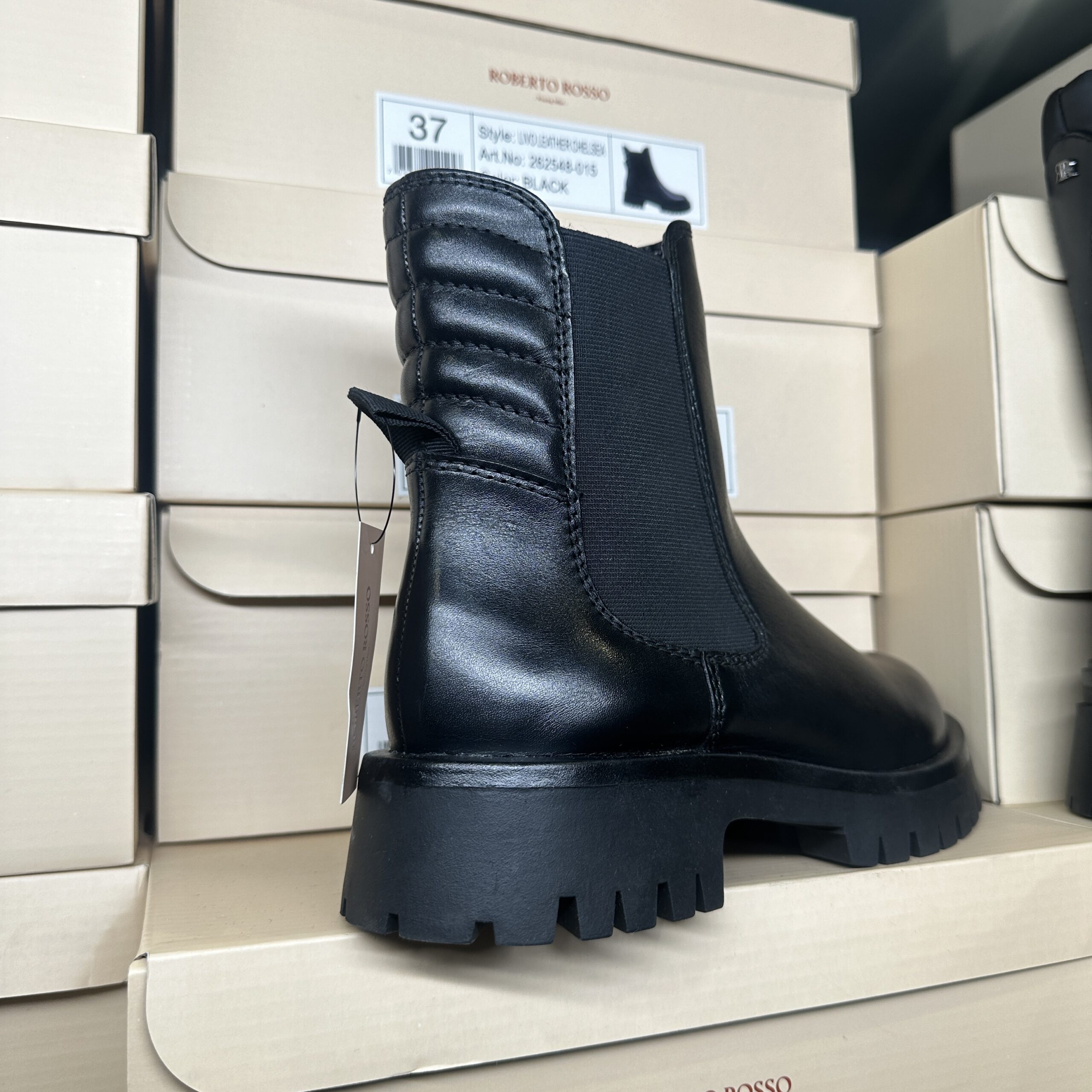 Roberto Rosso - Livo Leather Chelsea Black