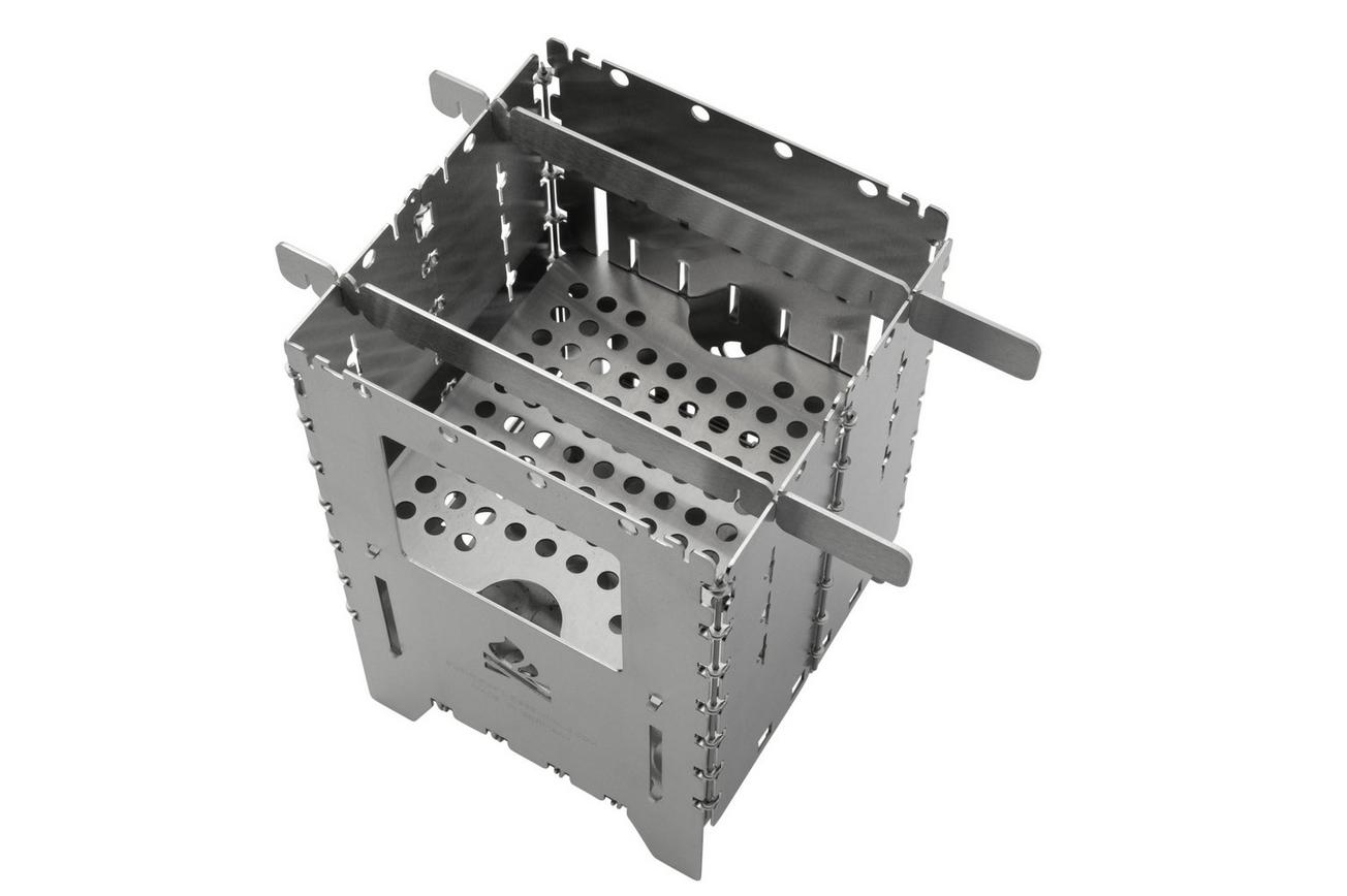 Bushcraft Essentials Bushbox XL Kit, opvouwbare stove