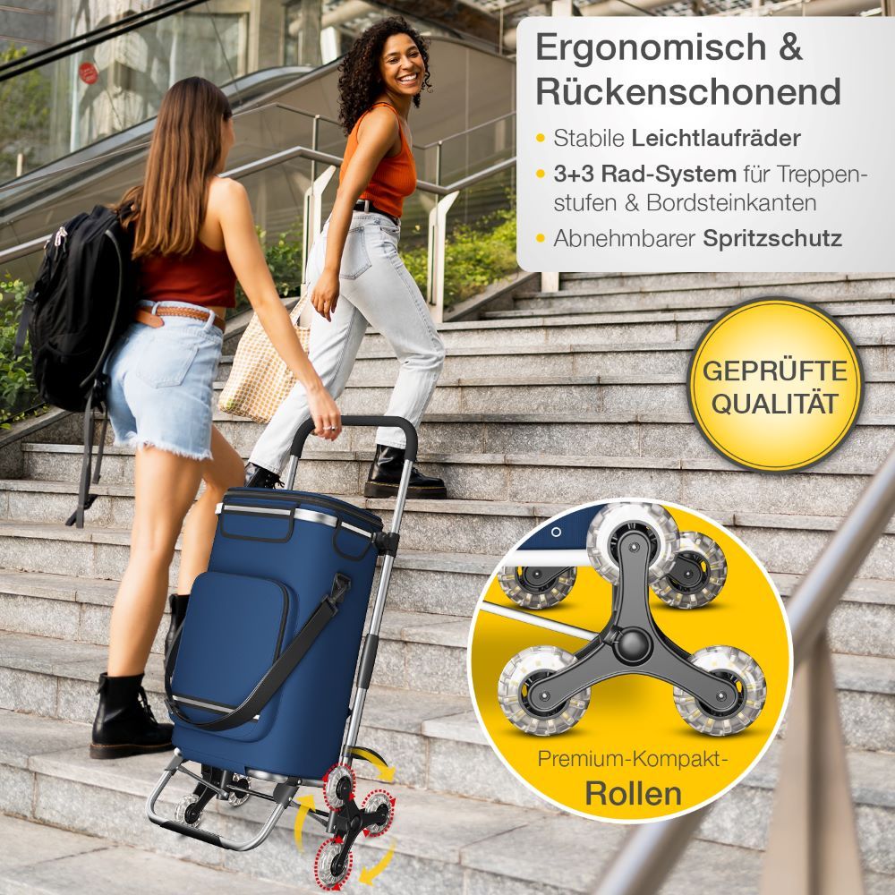 maxVitalis Treppensteiger-Einkaufstrolley »Premium«