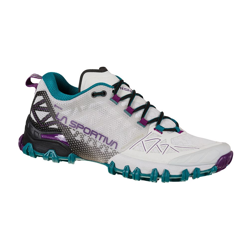 La Sportiva BUSHIDO II GTX® - Chaussures trail Femme light grey/blueberry