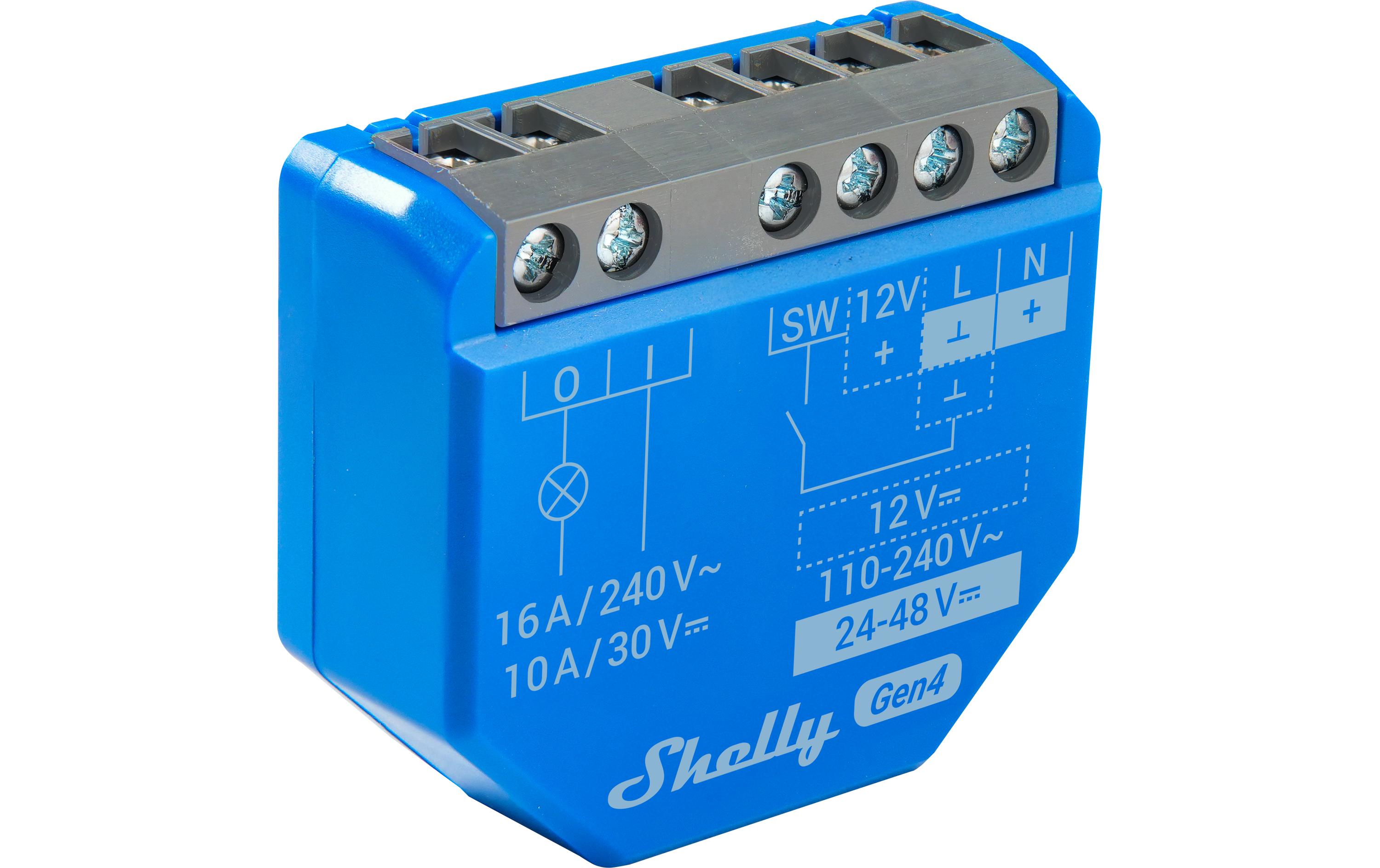 WLAN-Schaltaktor Plus 1 Gen4 WiFi-Switch Blau, 16 AWi-Fi-gesteuerter, intelligenter Schalter