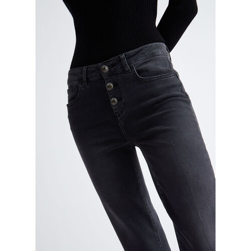 Liu Jo - Vaqueros bootcut tobilleros Negro