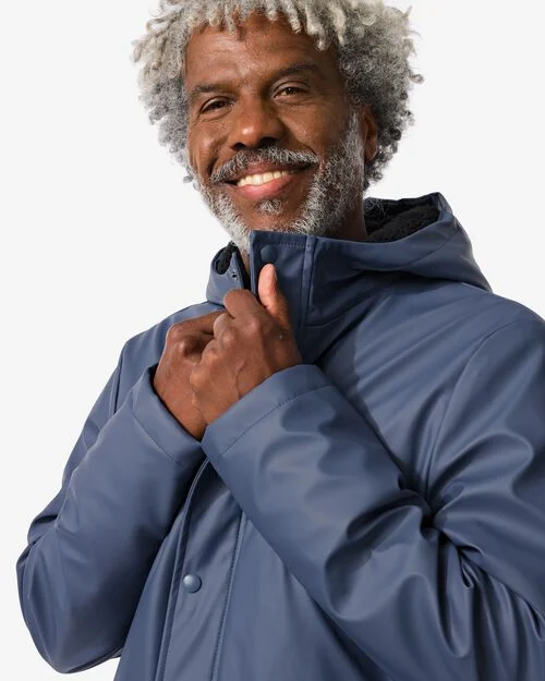veste à capuche homme bleu