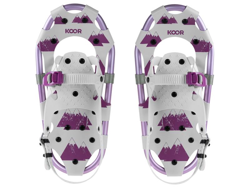 KOOR Kinder-Schneeschuh Moons Sicherer Halt auf Schnee und Eis