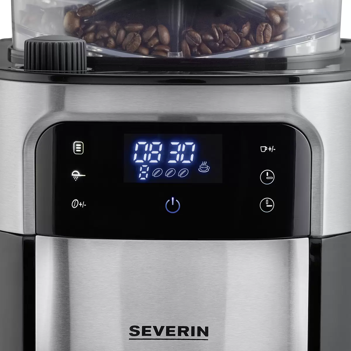 Filterkaffeemaschine mit Severin KA4814 schwarz,silber