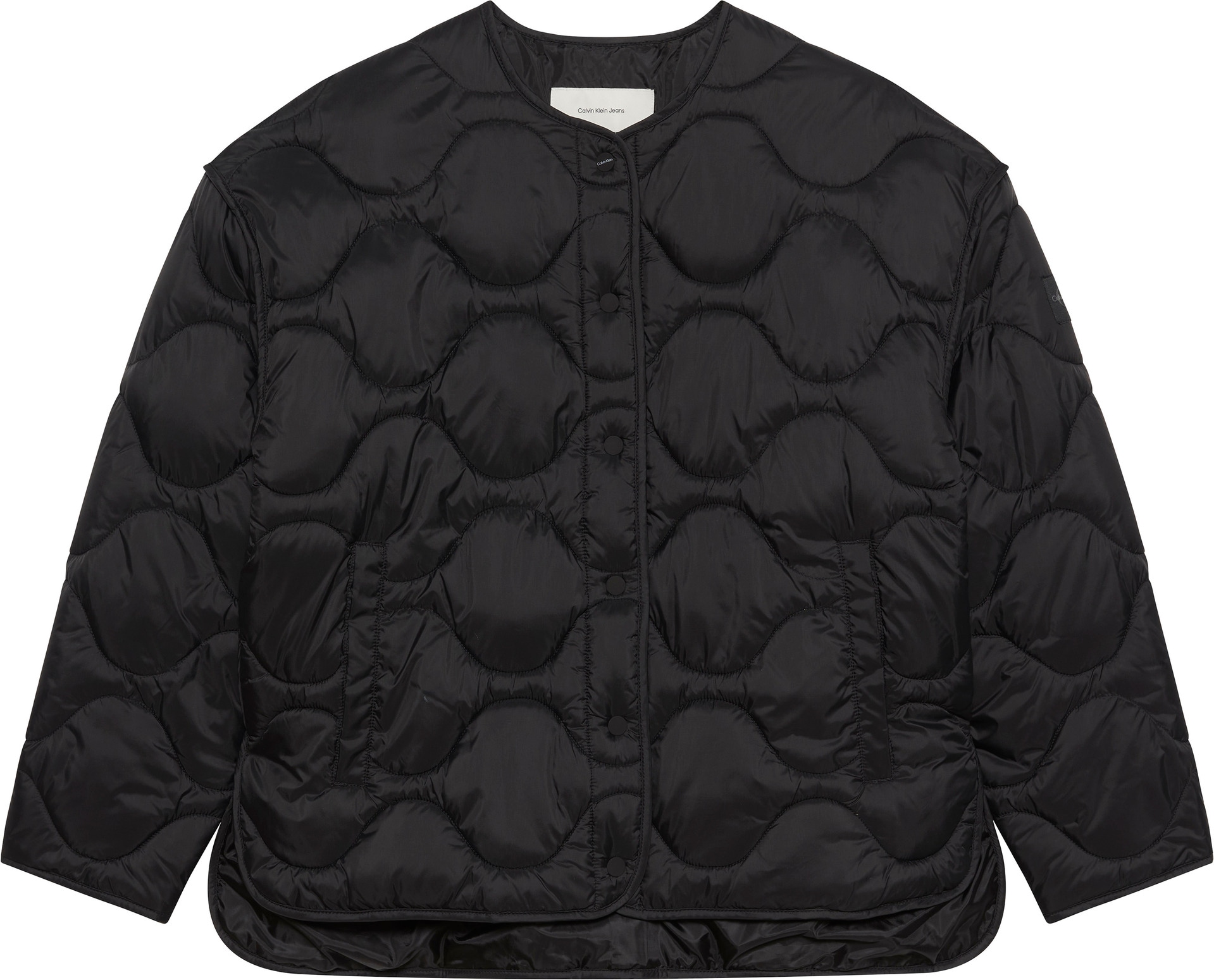 Calvin Klein Jeans Steppjacke »INSULATED LINER JACKET« ohne Kapuze Mit Rundhalsausschnitt