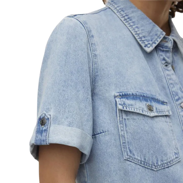 Vero Moda Jennie Denim Short Jurk Dames