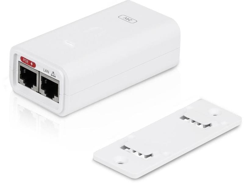 Ubiquiti PoE Injector POE-24-12W-WH PoE Injector, 24VDC, 12W, weiss