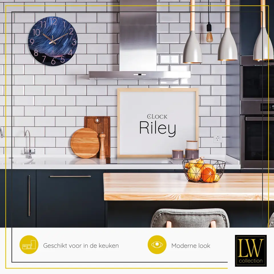 LW Collection Keukenklok Riley 30cm