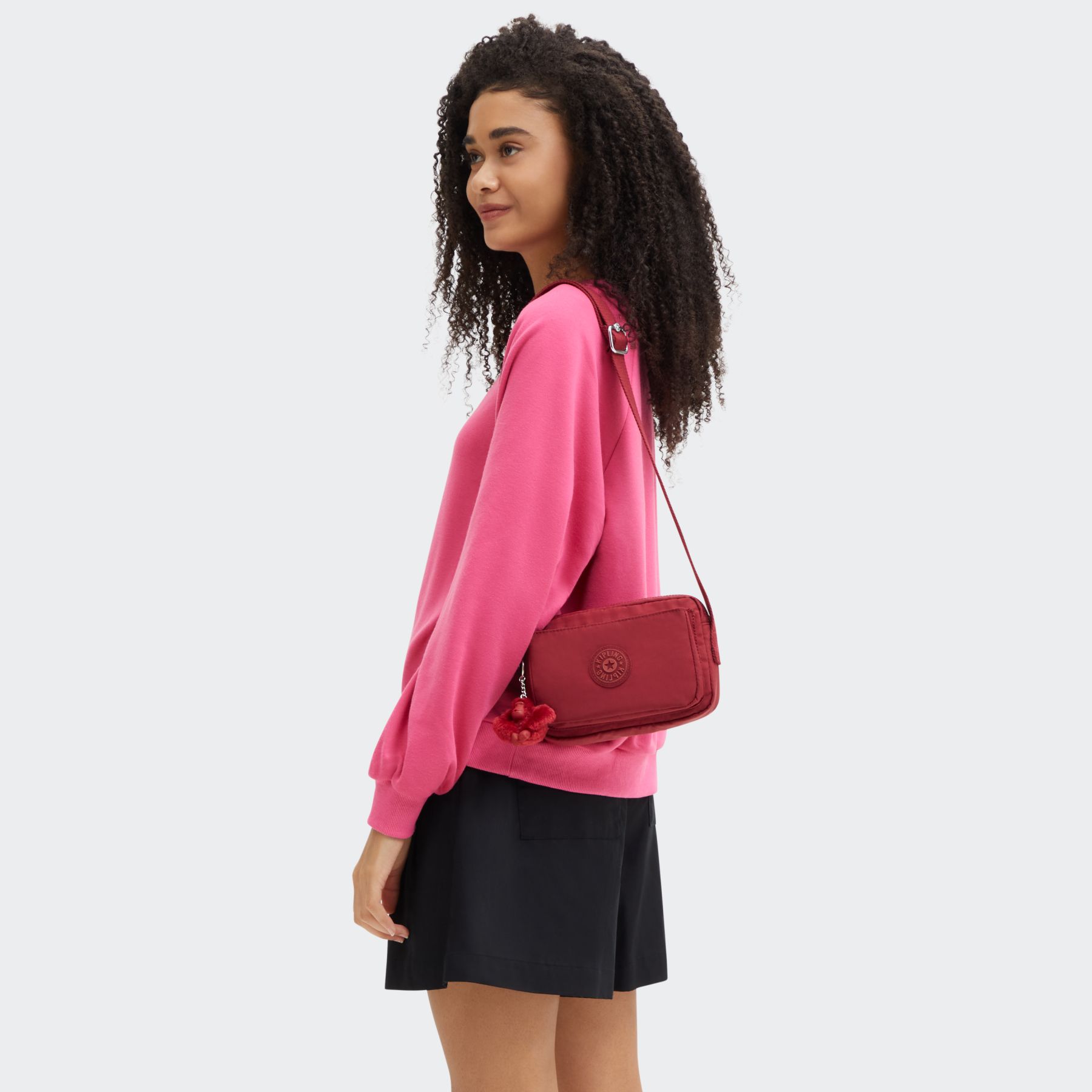 ABANU Mini Sac à Bandoulière avec Sangle Ajustable - Funky Red
