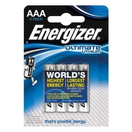 Energizer Super Premium Lithium AAA Batterien, 4 Stück