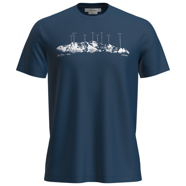 Icebreaker - Merino 150 Tech Lite S/S Tee The Peaks - Haut en mérinos