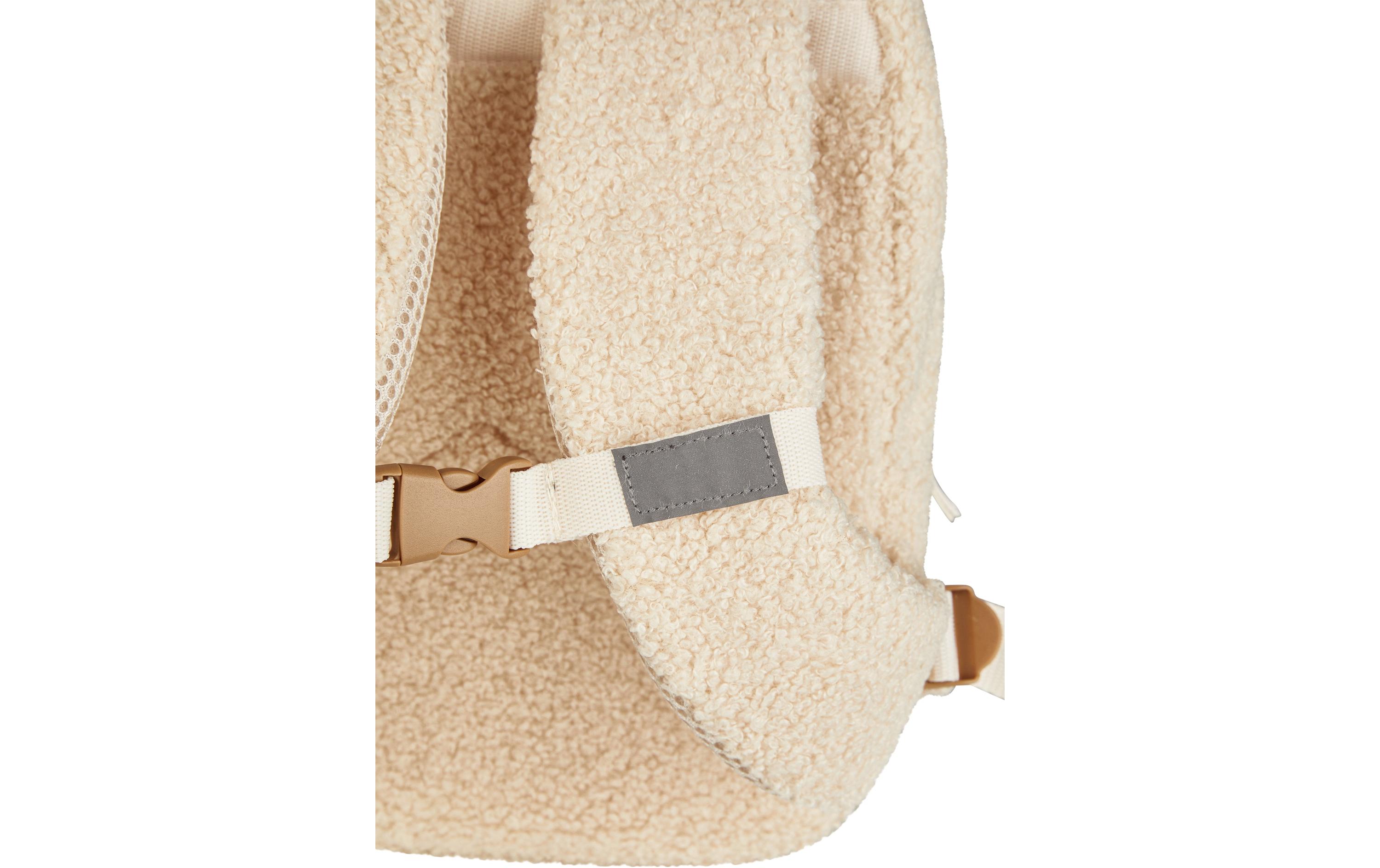 Rucksack Schaf FlockeKinderrucksack aus weichem Bouclestoff