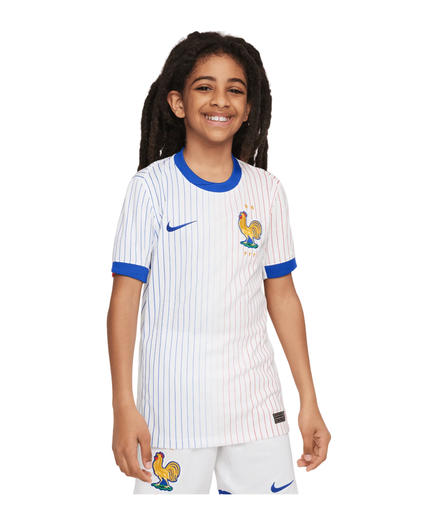 Nike Frankreich Trikot Away EM 2024 Kids Weiss F100