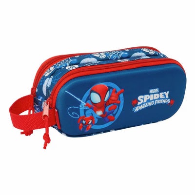 Spidey and His Amazing Friends 3D Dobbeltpennal, Blå
