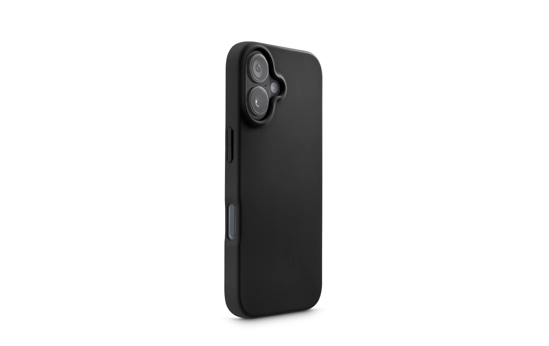 Back Cover Fantastic Feel Schwarz für iPhone 16 PlusHama Fantastic Feel Handy-Schutzhülle 17 cm (6.7