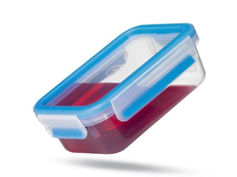 Emsa Vorratsbehälter 3 Stück, 0.55 l, Grün/Transparent Frischhaltedosen-Set