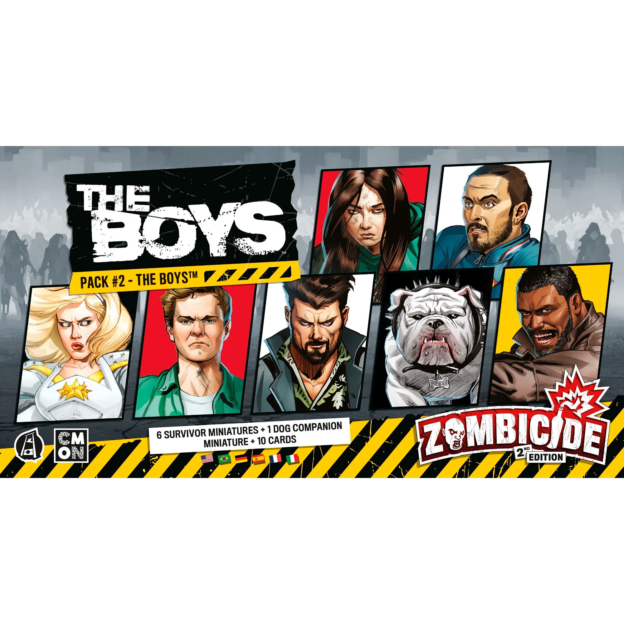 Asmodee Brettspiel Zombicide 2. Edition - The Boys Pack 2: The Boys