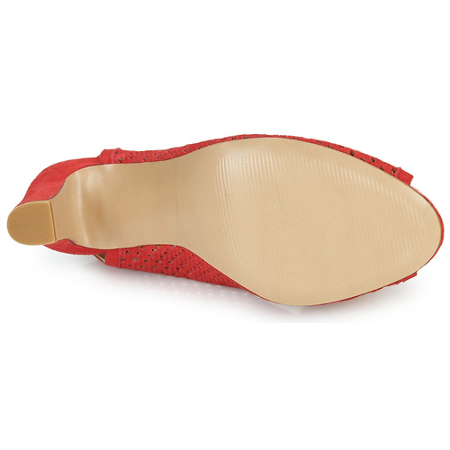 JB Martin - LUXE - CHEVRE VELOURS PERFO ROUGE