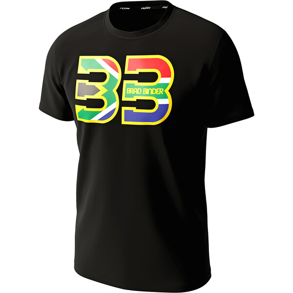 Ixon - T-shirt Brad Binder 23 N°2 Noir