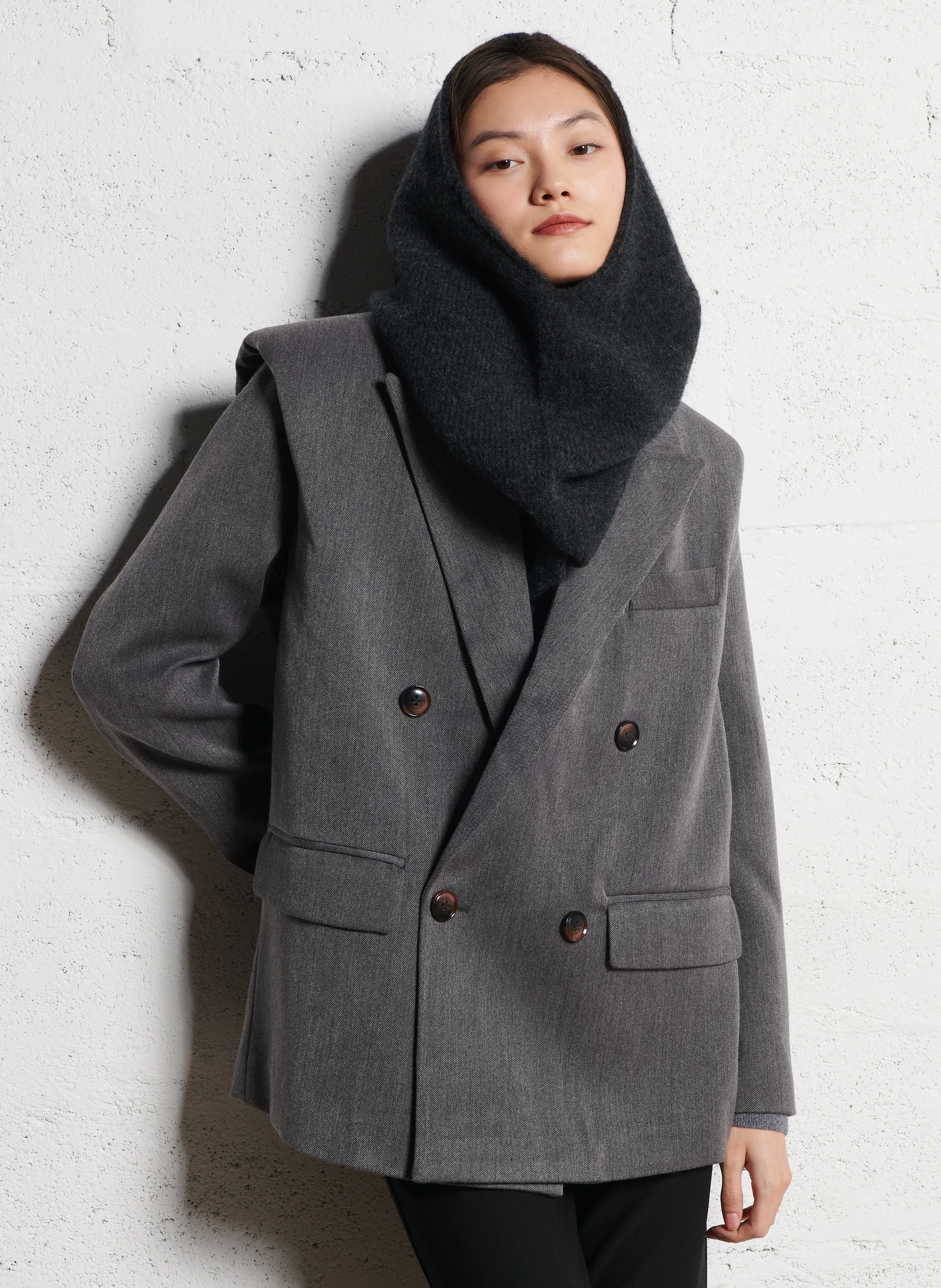 VOROS - Veste de tailleur| Gris