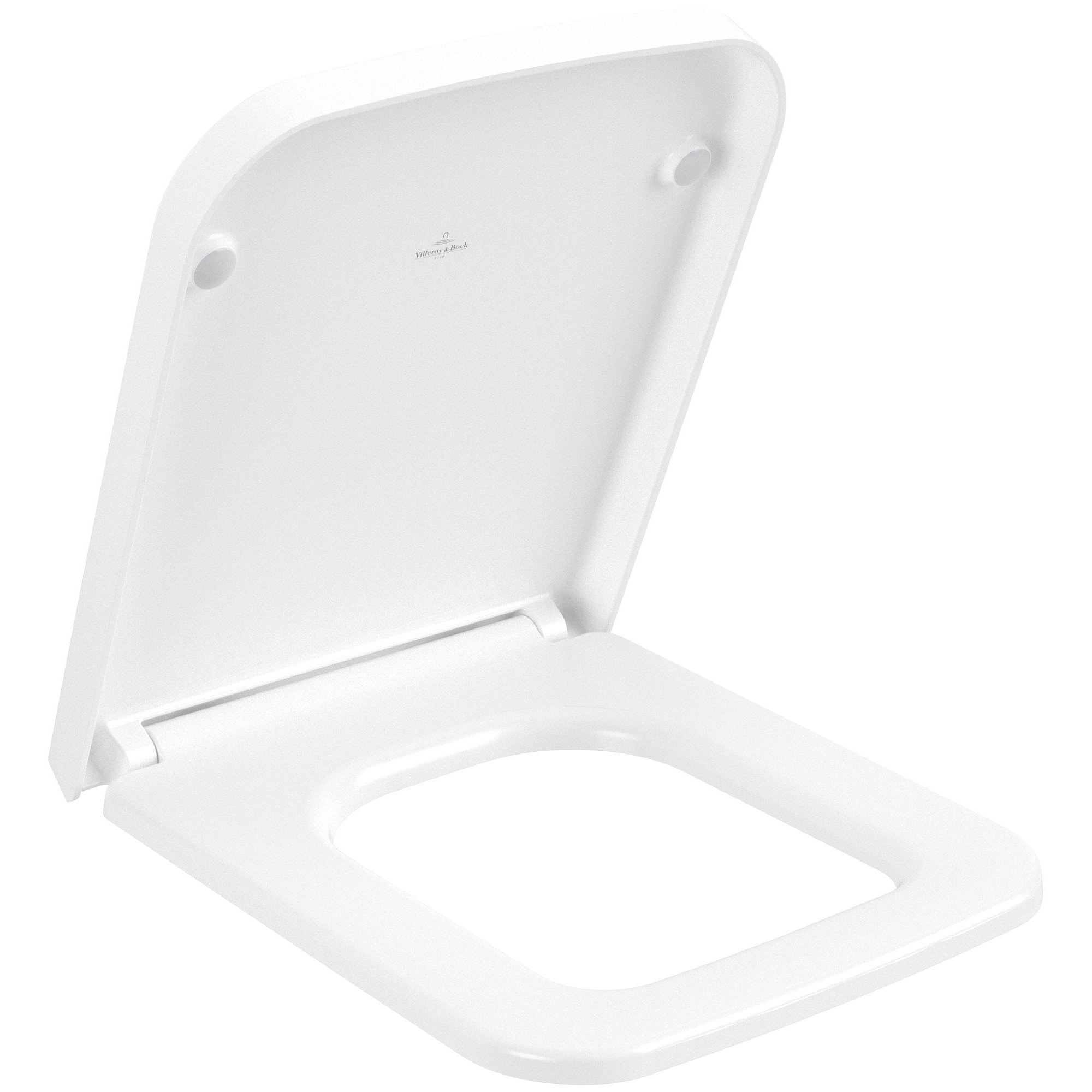 Villeroy & Boch Venticello softclose toiletzitting met quick release wit mat