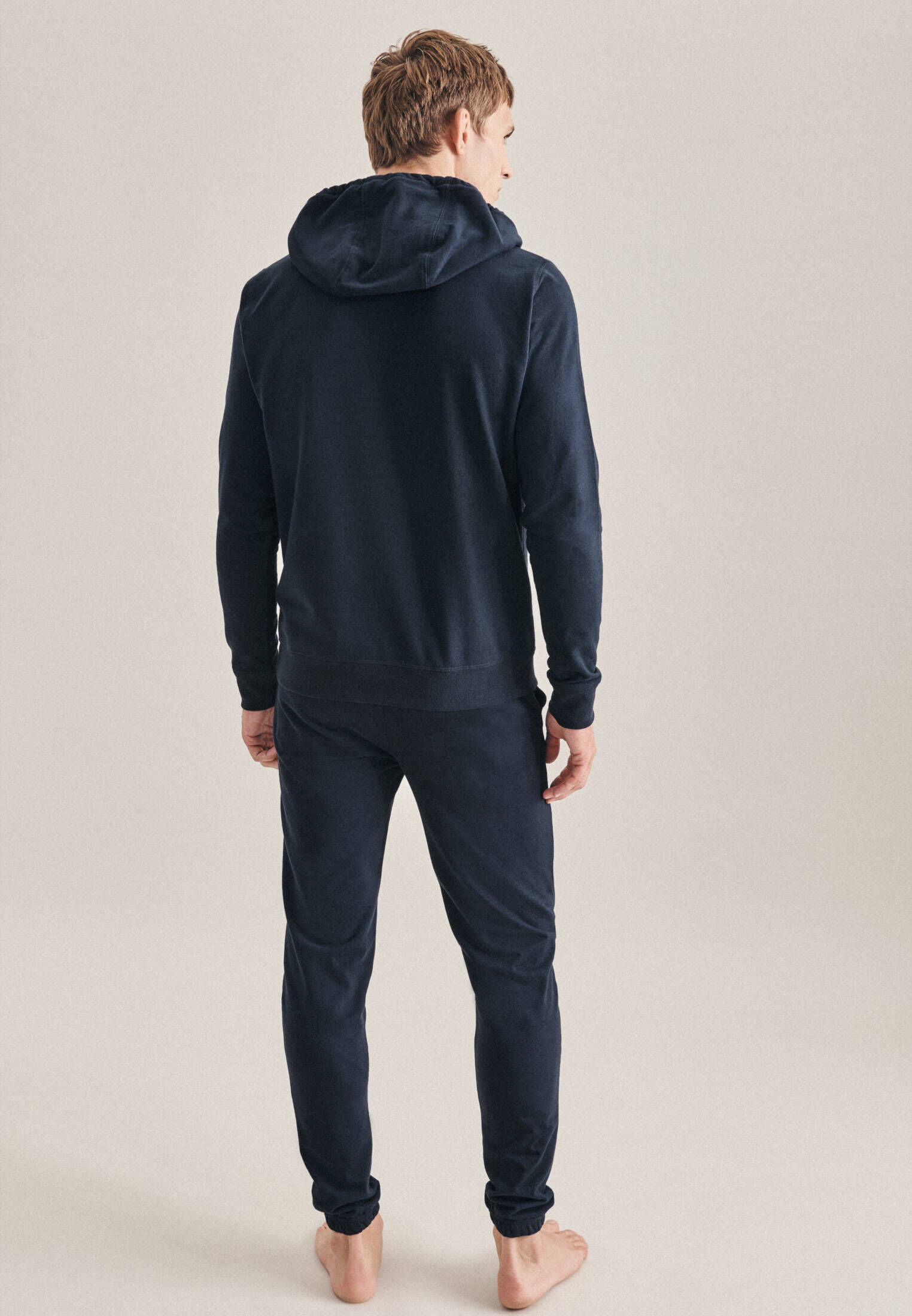 Seidensticker| Herren Hoodie Schwarze Rose