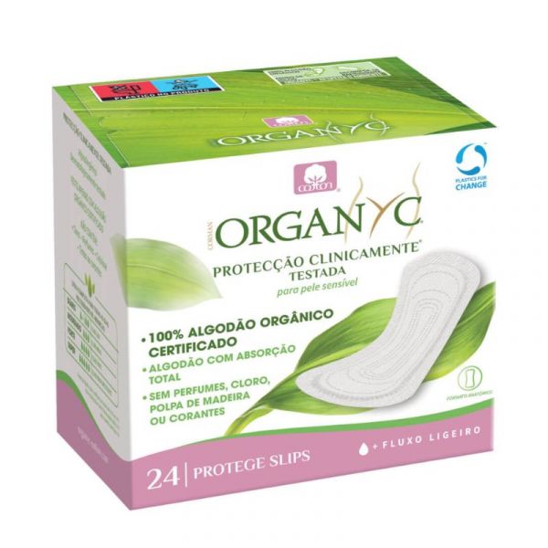 Organyc Penso Diário c/ bolsa Fluxo Ligeiro 24 Unidades