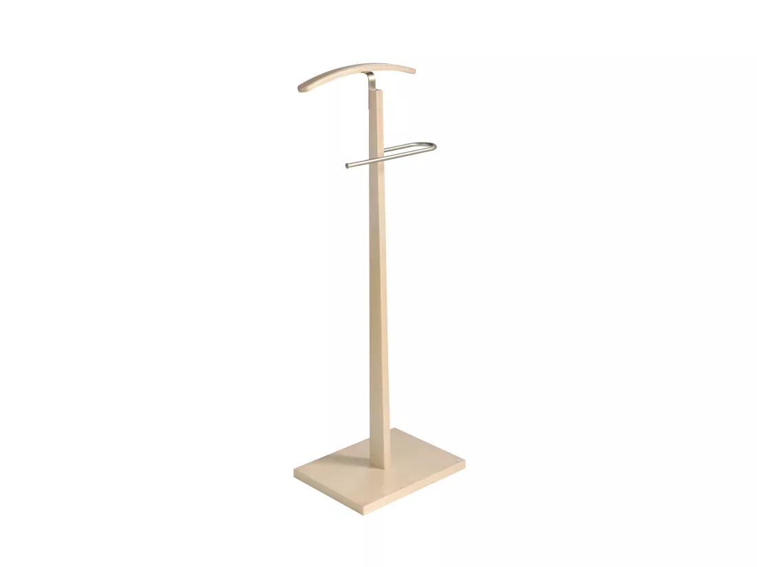 Valet de nuit - H114cm x L48cm x P28cm - hêtre massif chêne clair - Smart